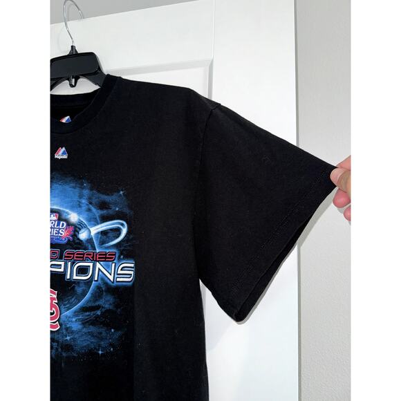 St.Louis Cardinals 2011 World Series Champ Men’s XL Majestic T-shirt - Picture 4 of 8